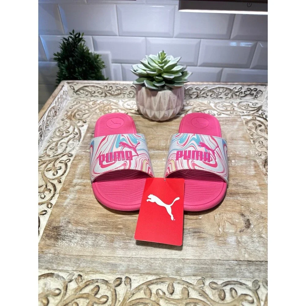Puma Slide Sandals Size 4